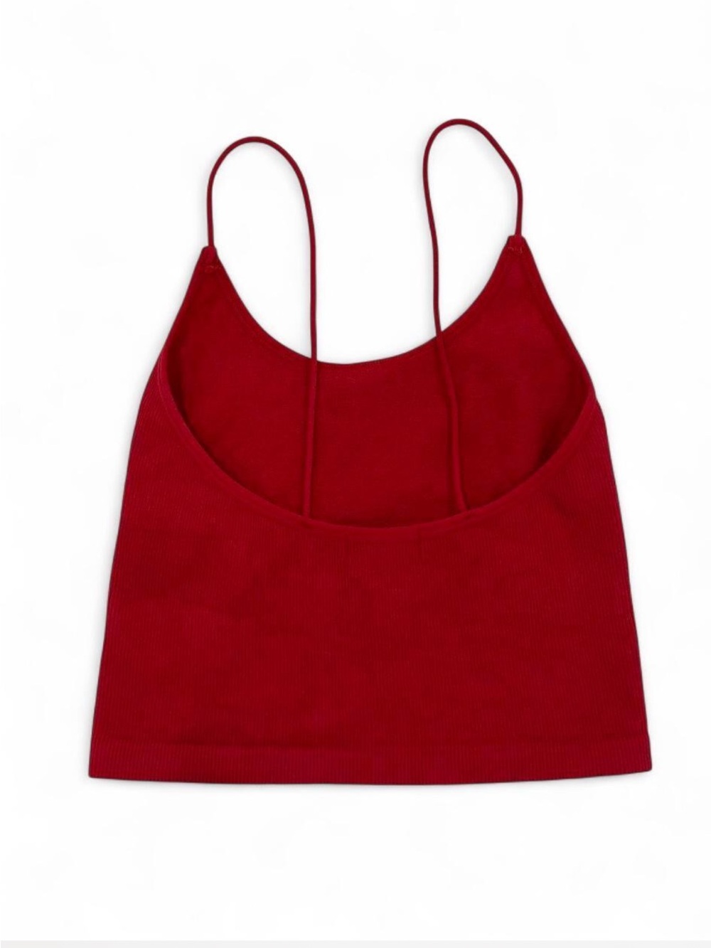Red Spaghetti Strap Tank Top - Picture 2 of 3
